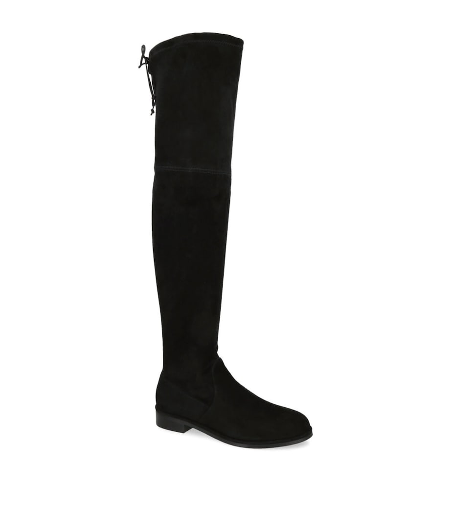 Stuart Weitzman Black Suede Lowland Bold Boots 40