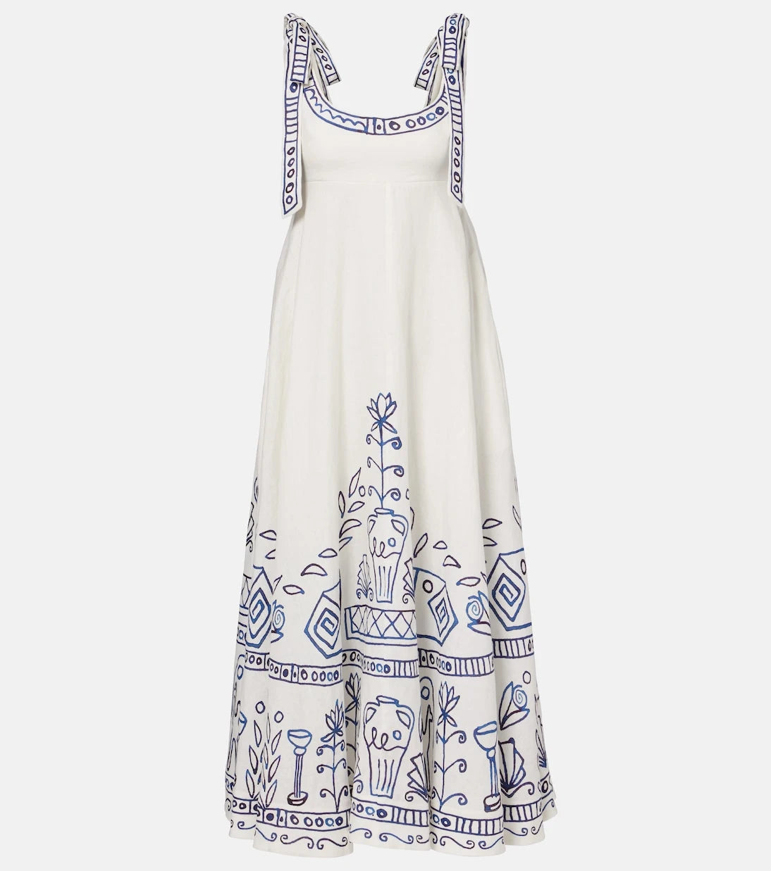 Alémais - x LRNCE Leela printed linen maxi dress