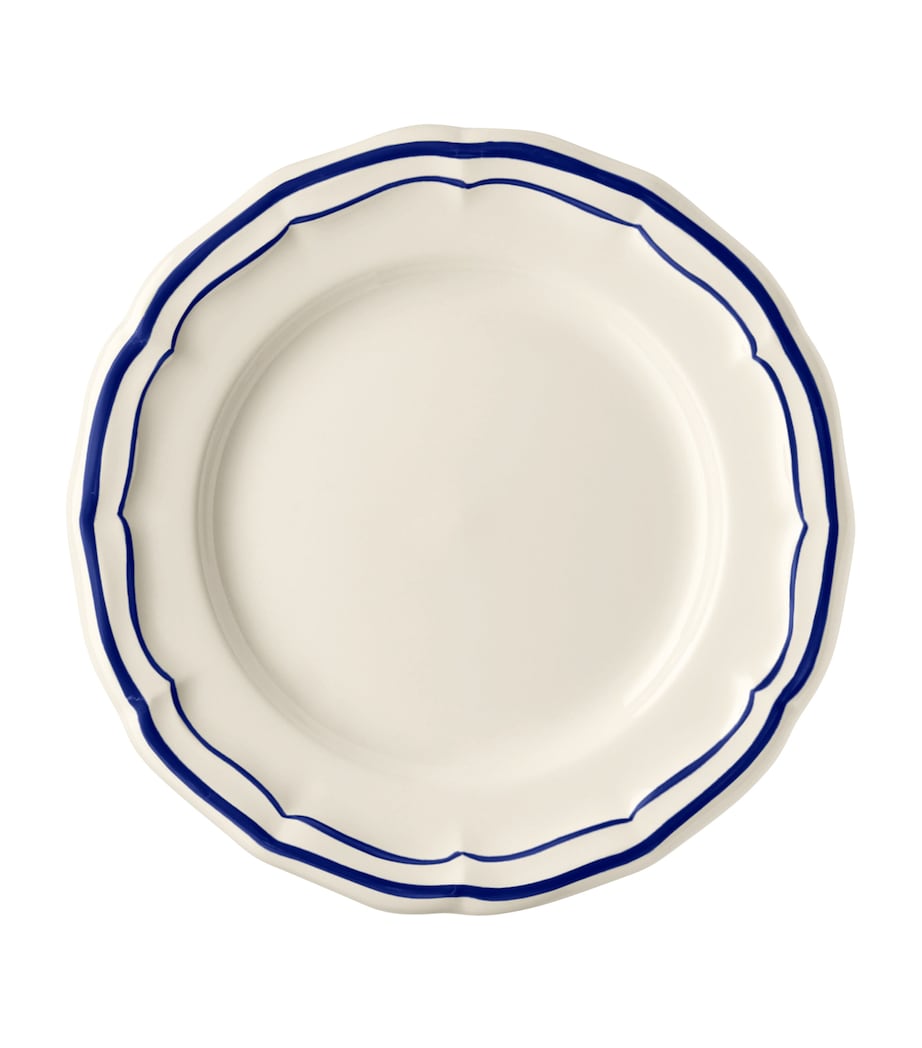 Set of 4 Filets Bleu Canapé Plates (23cm)