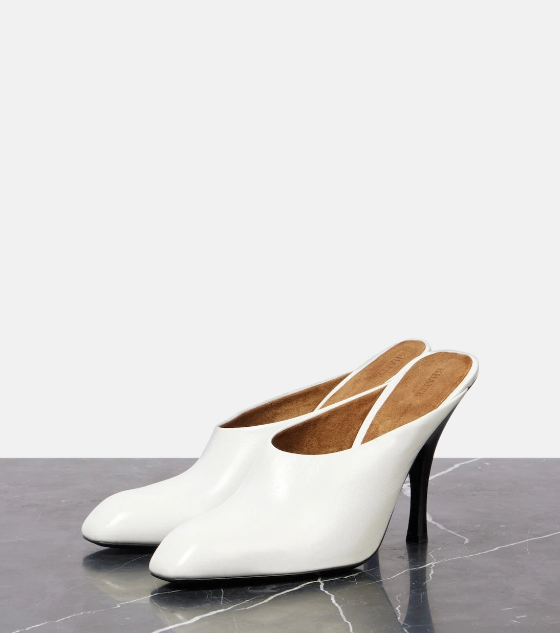Khaite - Colt 100 leather mules