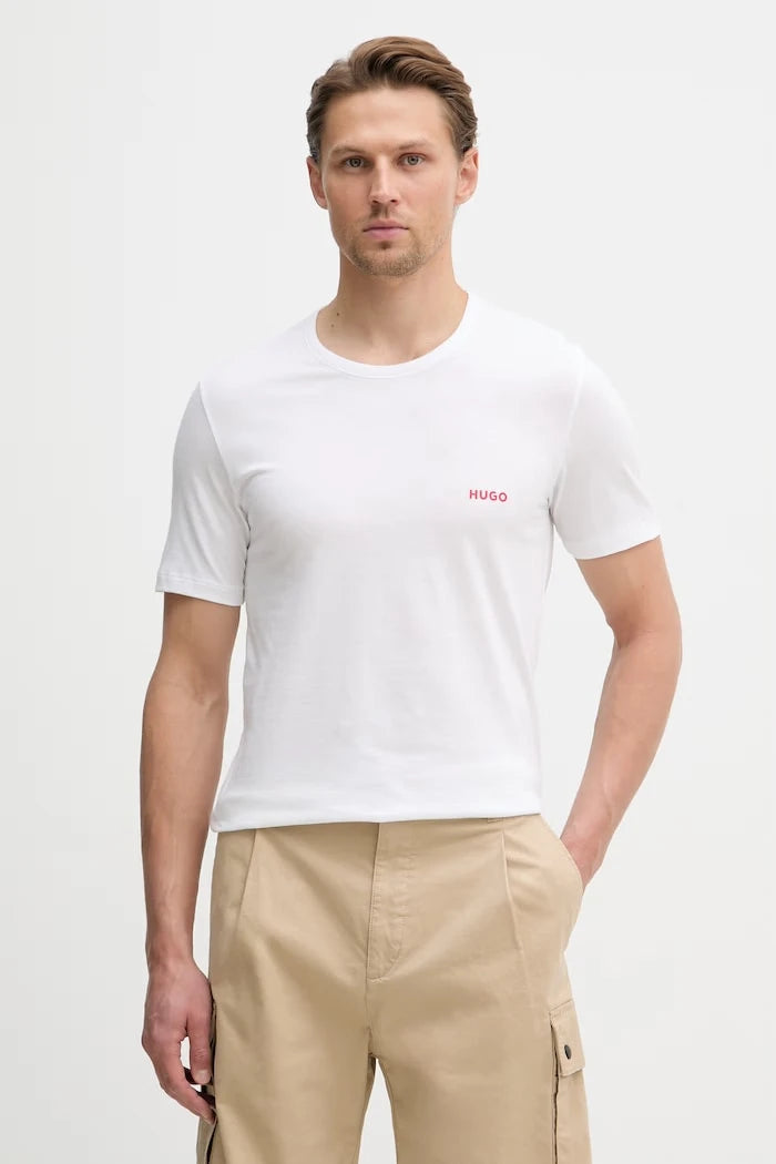 HUGO erkek pamuklu T-SHIRT RN TRIPLET P 3'lü