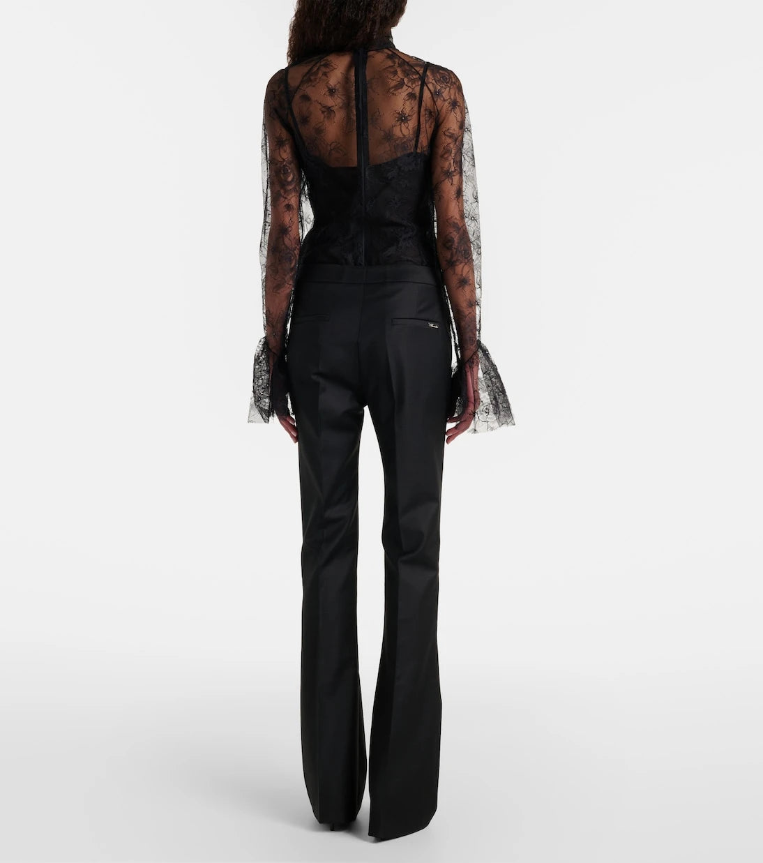 Blumarine - Pleated flared pants