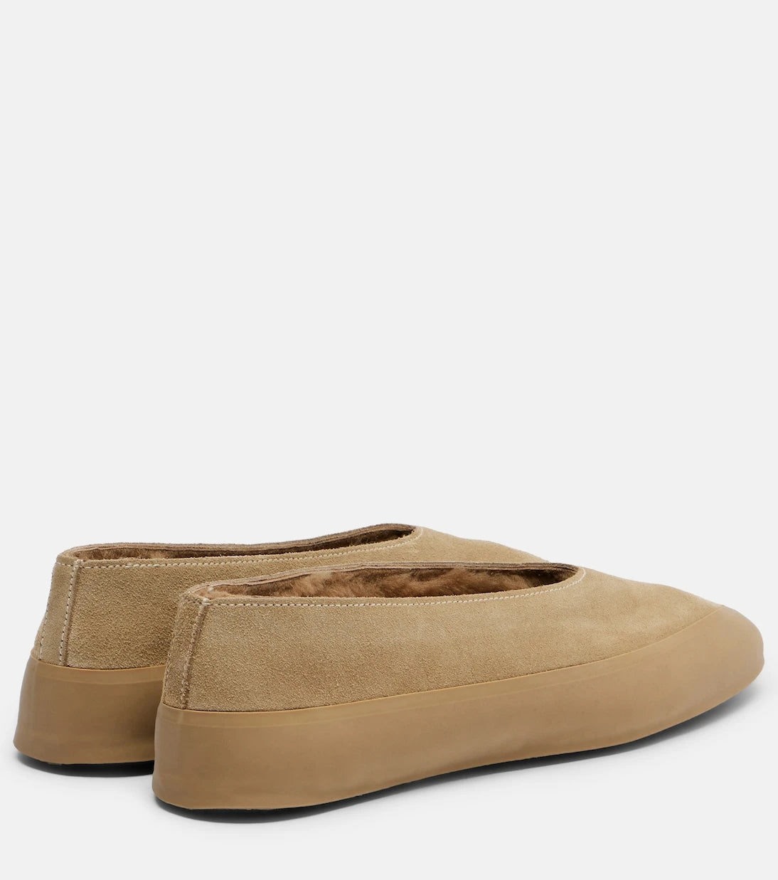 Le Monde Béryl - Apres Ski shearling-lined suede ballet flats