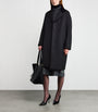 Max Mara Black Wool-Silk Coat