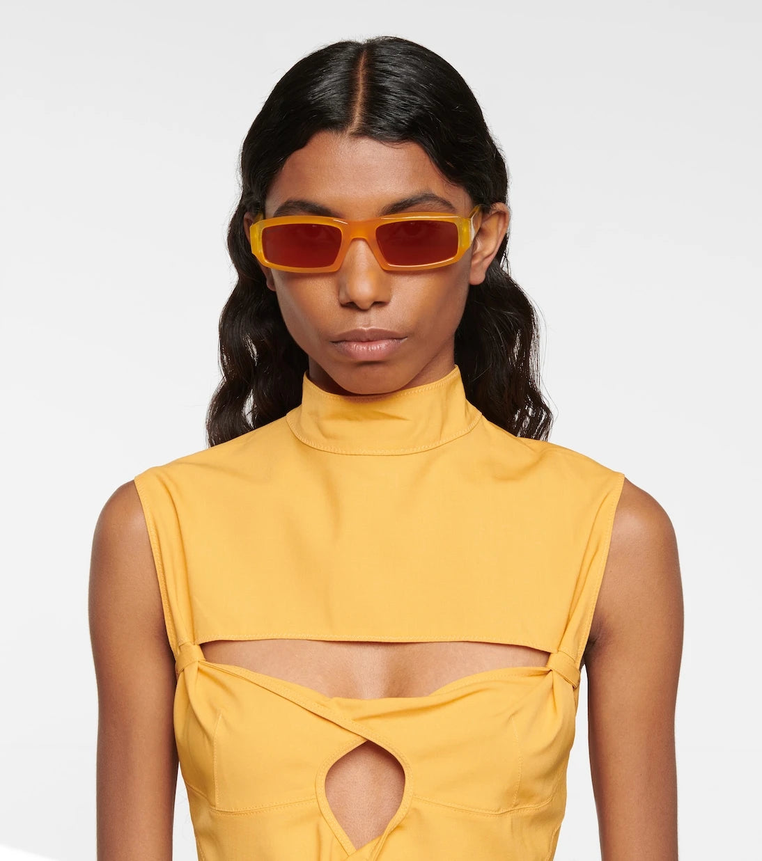 Jacquemus - نظارة ألتو الشمسية مستطيلة الشكل