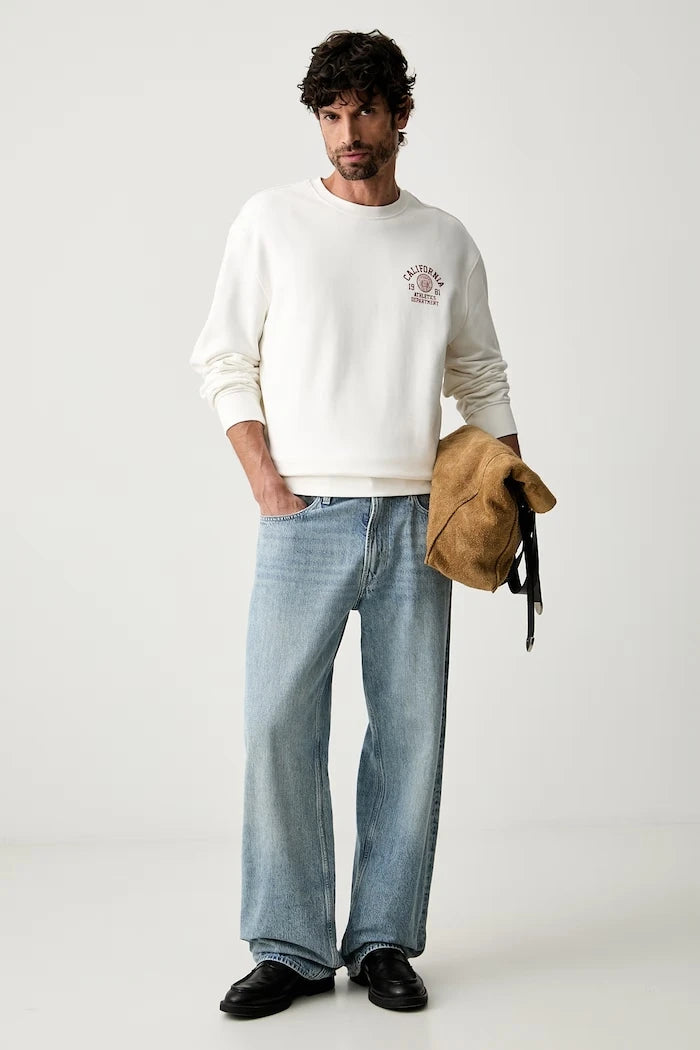 Guess Jeans erkek pamuklu sweatshirt