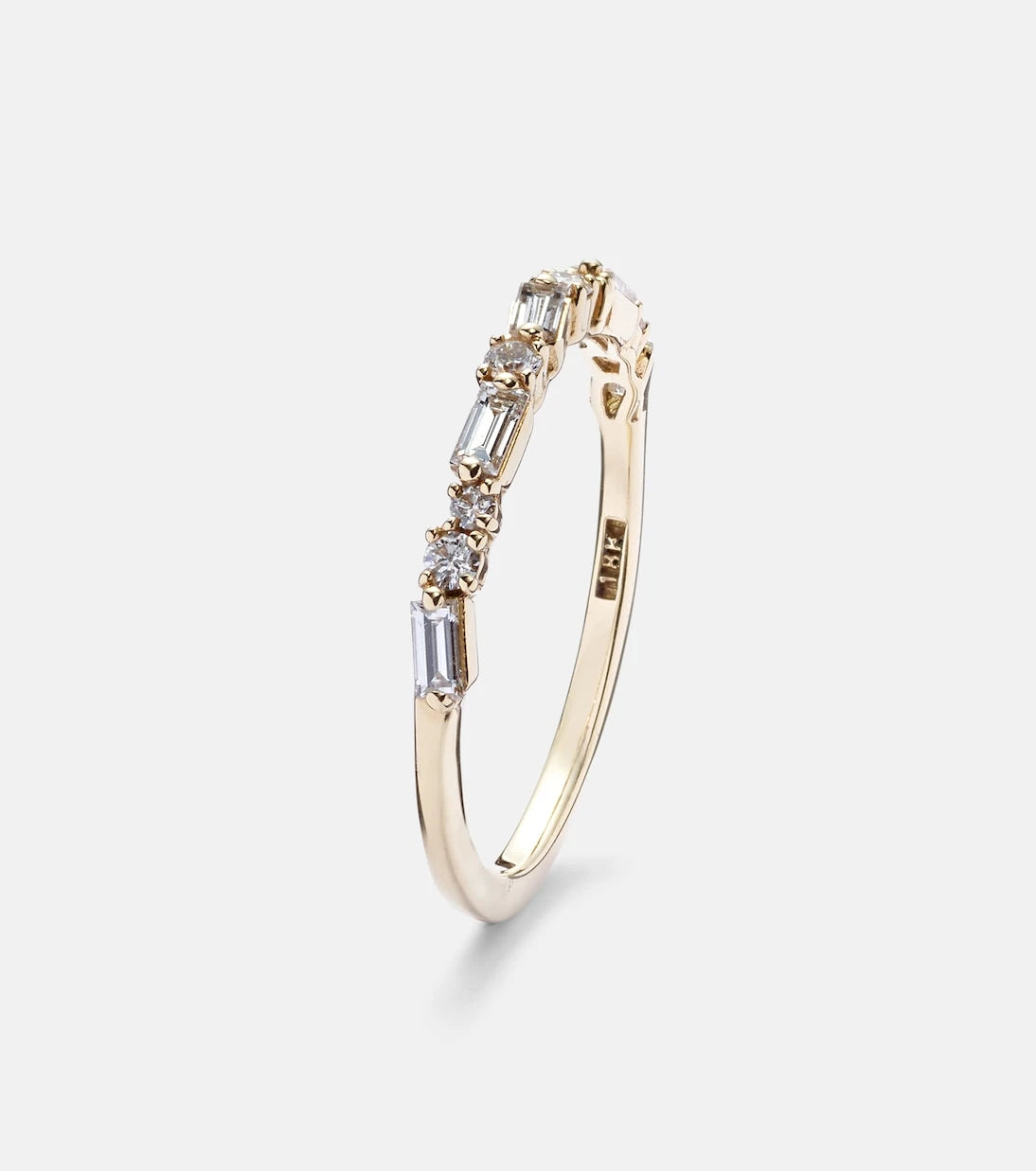 Suzanne Kalan - 18kt yellow gold ring with diamonds