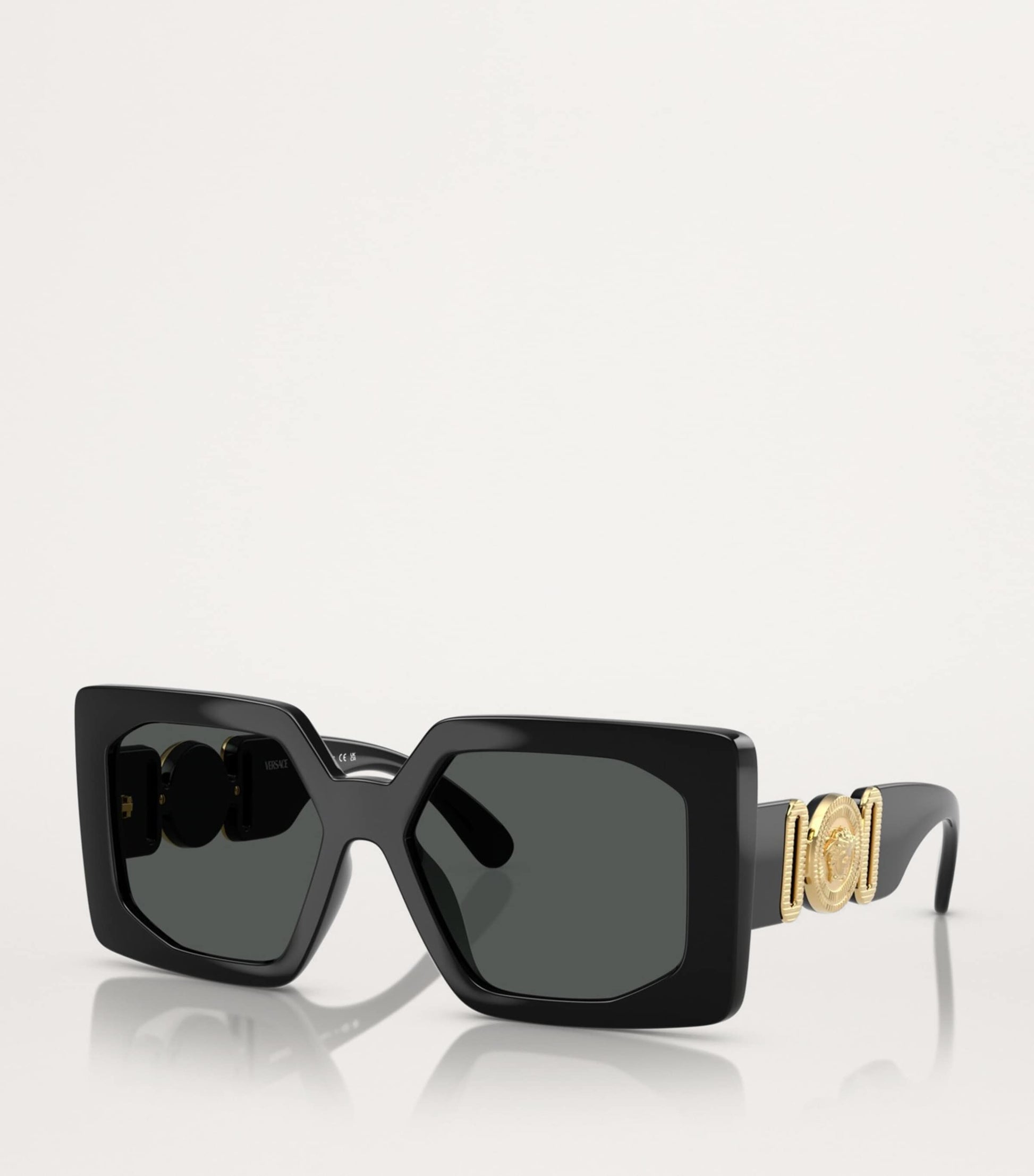 Black Acetate Square Sunglasses