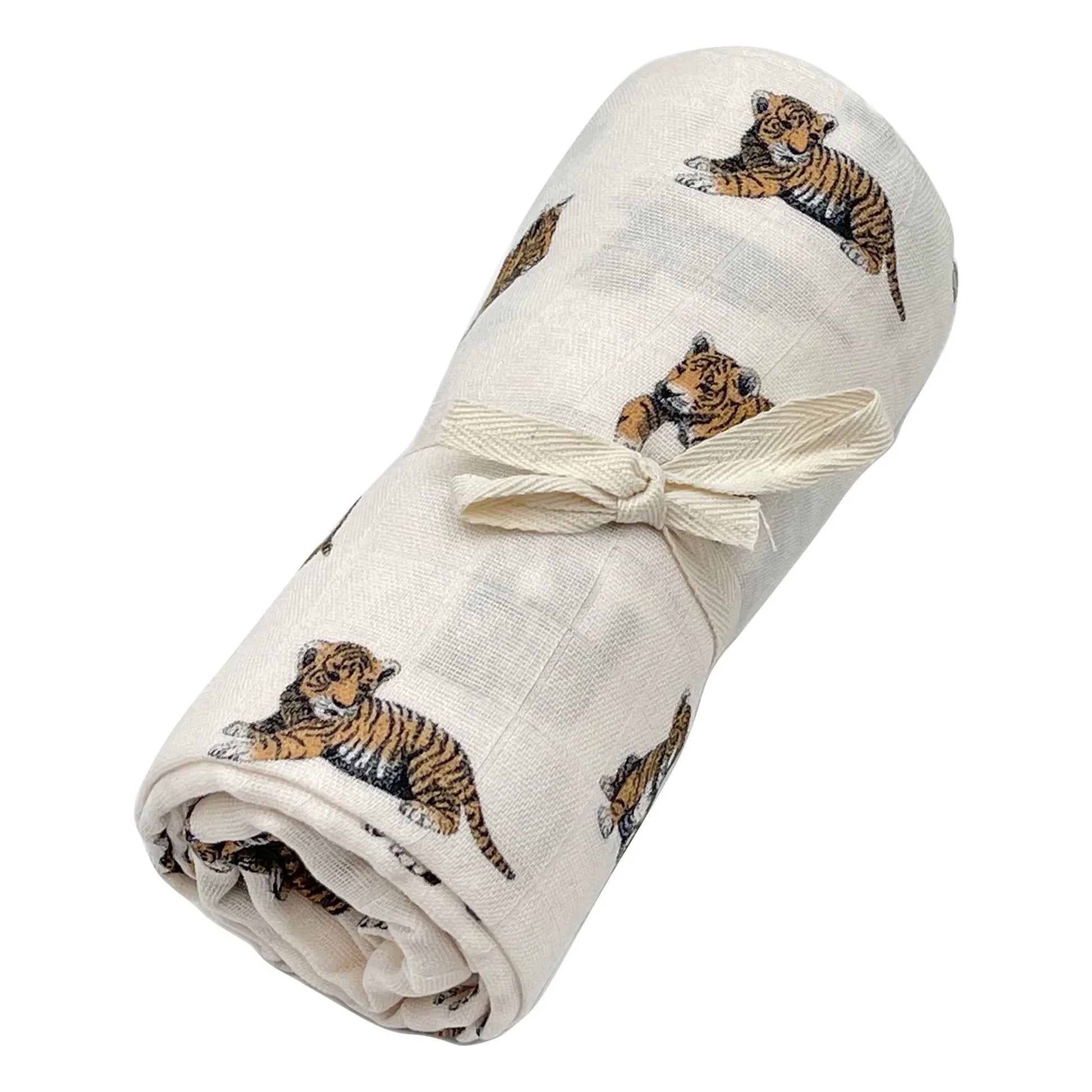 Milinane - Blanket in organic cotton muslin | White