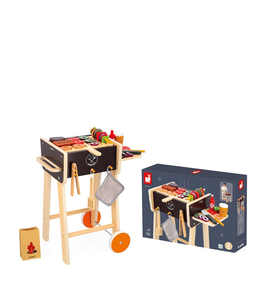 Wooden Barbeque Set