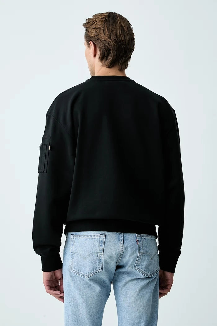 Alpha Industries Pamuklu Erkek Sweatshirt DTM Mid