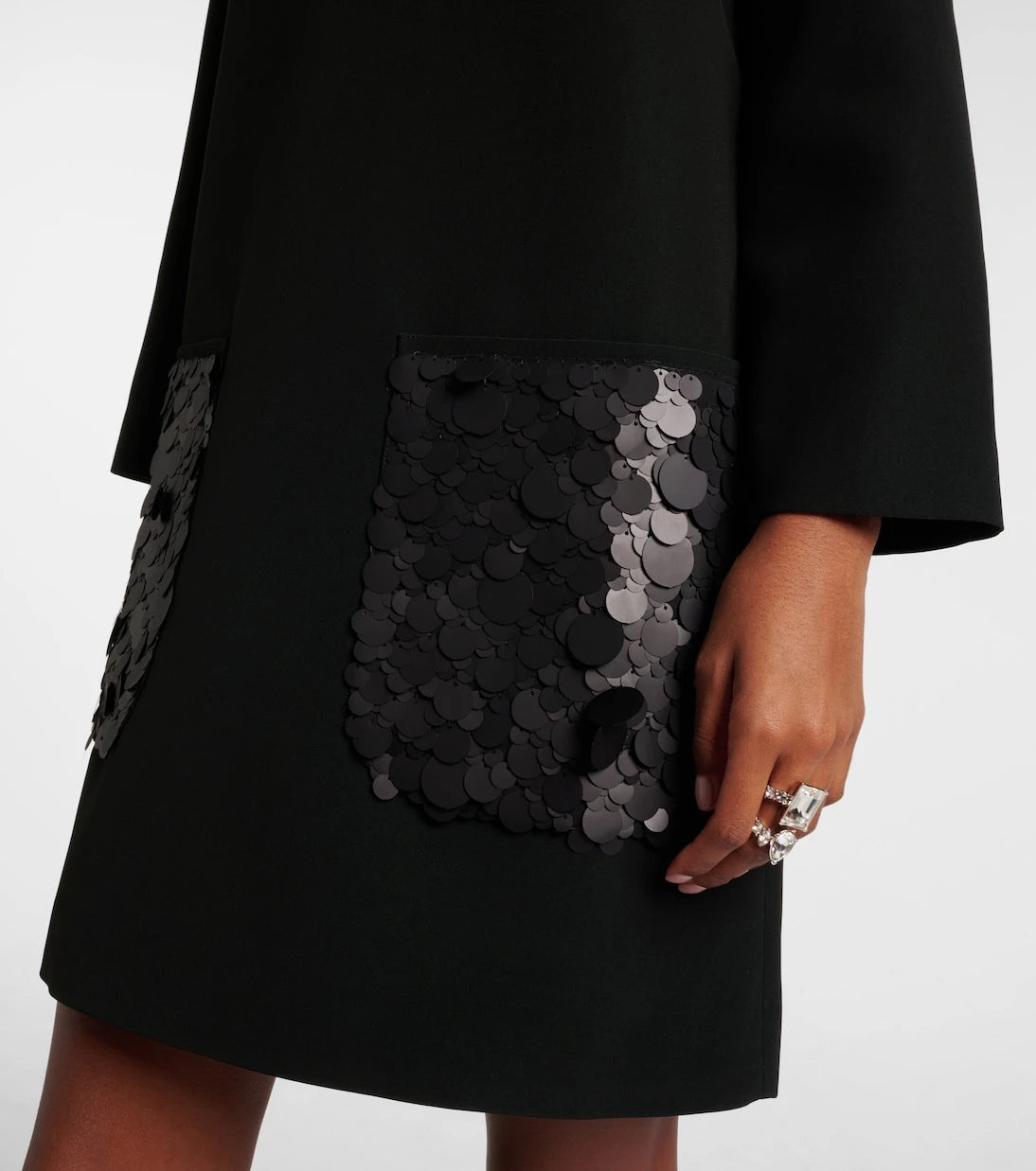 Joseph - Bixio sequined satin twill minidress