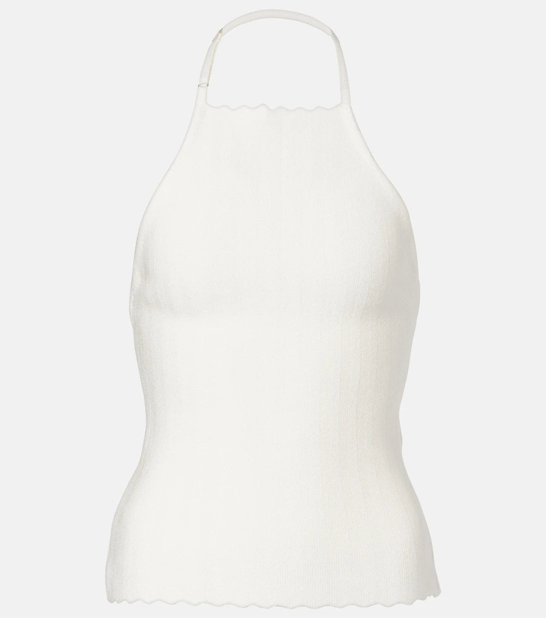 Jacquemus - Tablier knitted halterneck top