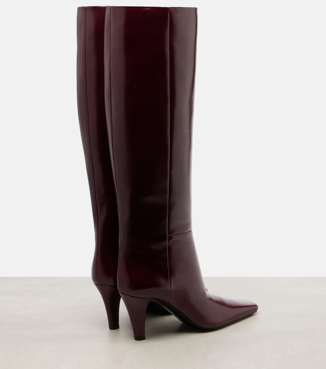 Saint Laurent - Jill 75 leather knee-high boots