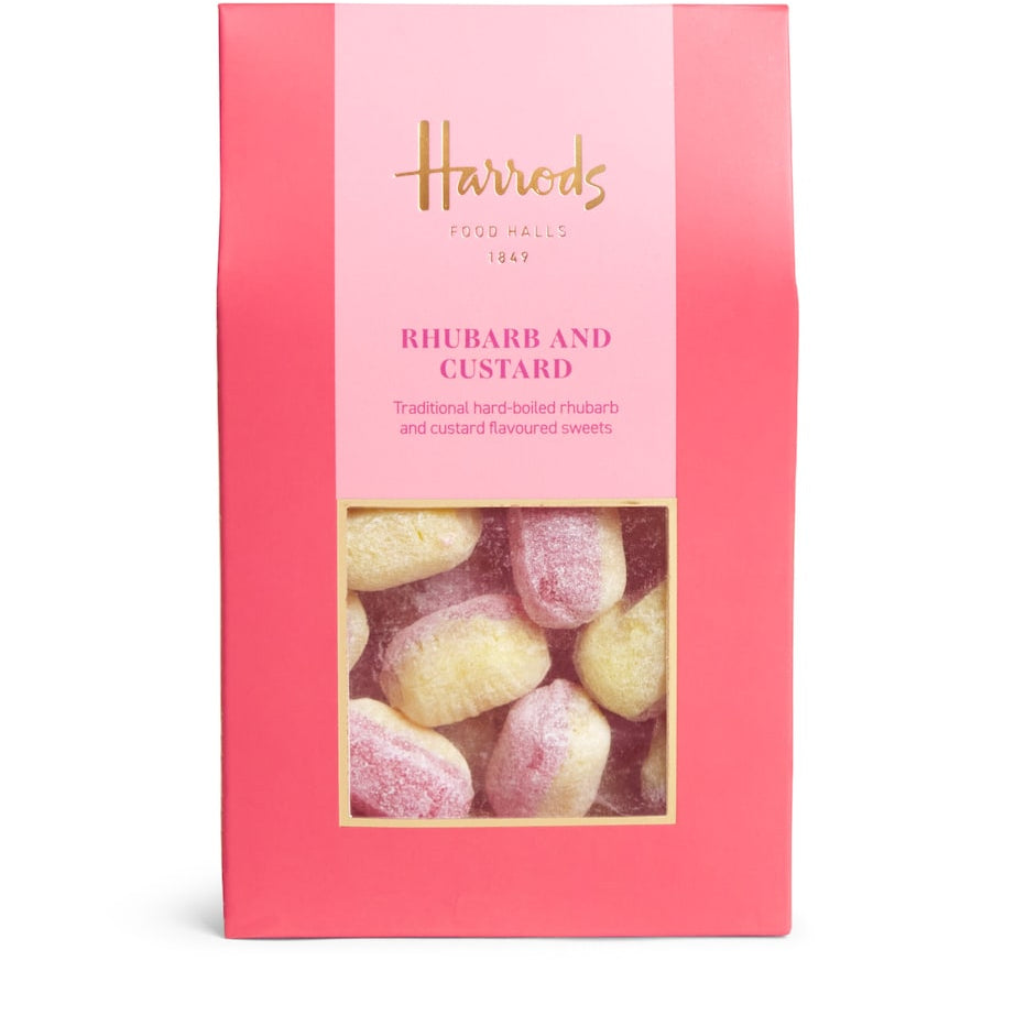 Rhubarb and Custard Hard-Boiled Sweets (160g)