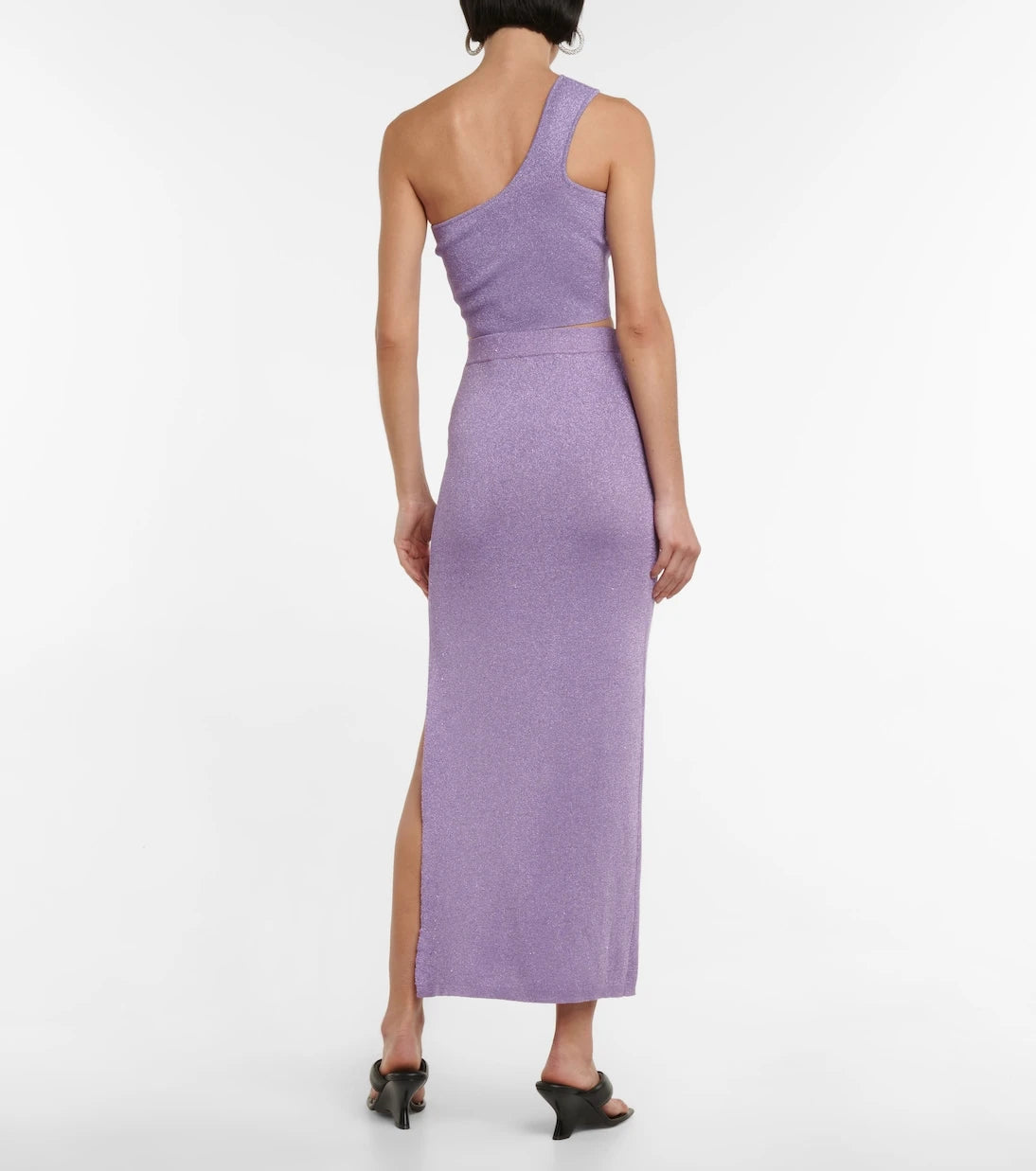Dodo Bar Or - Metallic knit maxi skirt