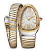 Bvlgari Stainless Steel and Yellow Gold Serpenti Tubogas Watch 35mm