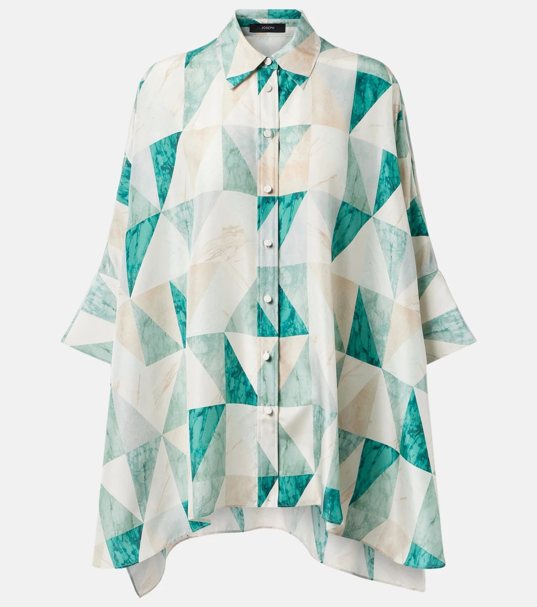 Joseph - Arcole printed oversized silk shirt