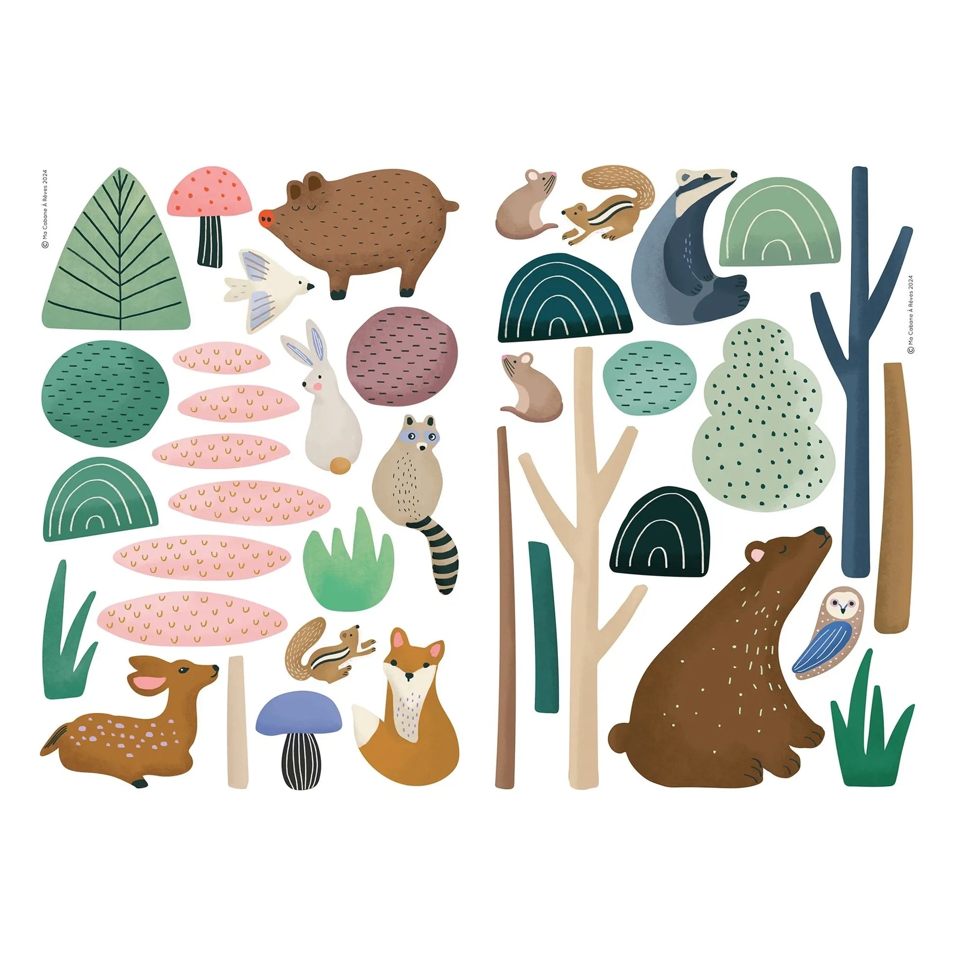 Ma Cabane à rêves - Magnets Animals Forests