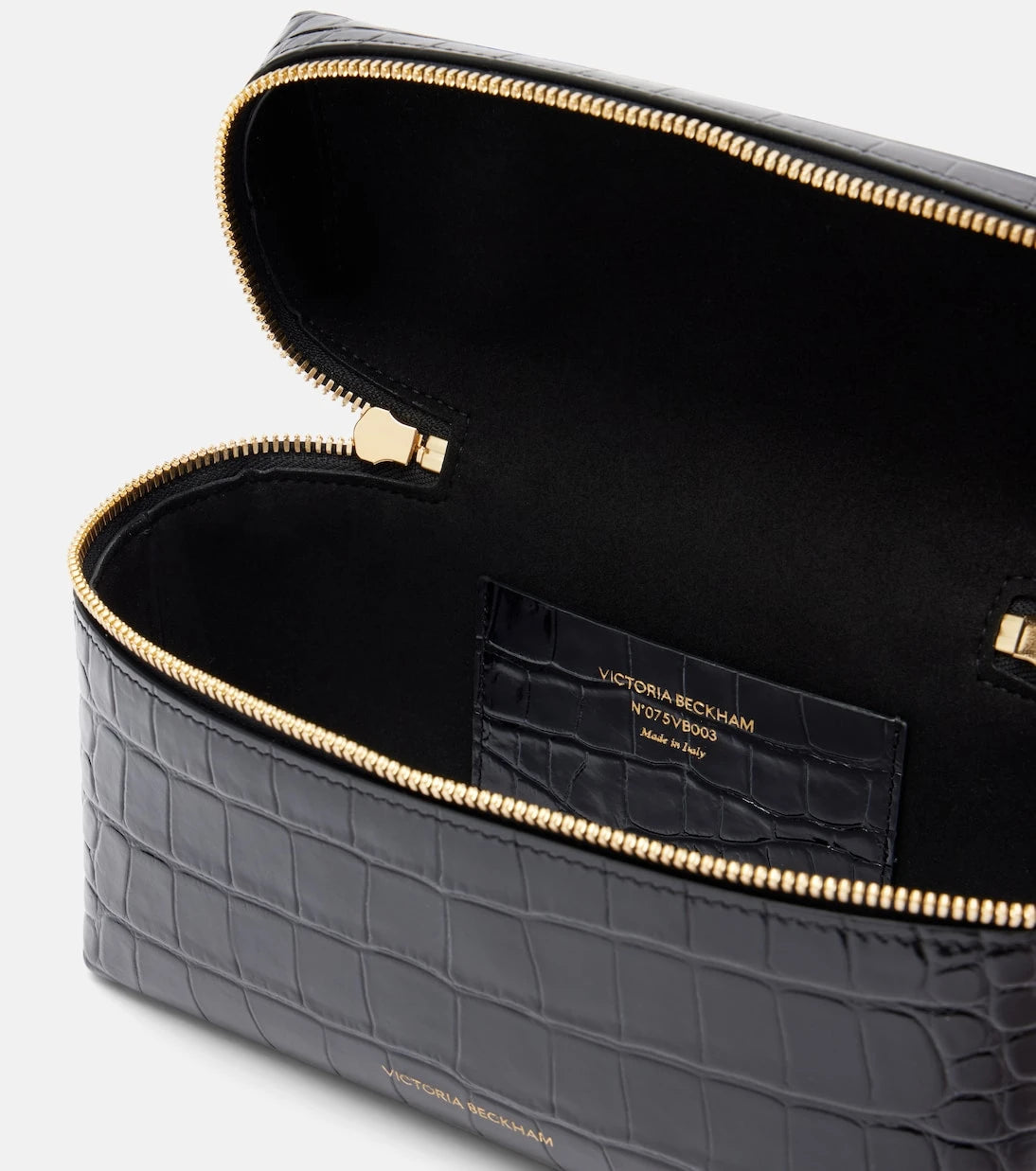 Victoria Beckham - Vanity croc-effect leather vanity bag