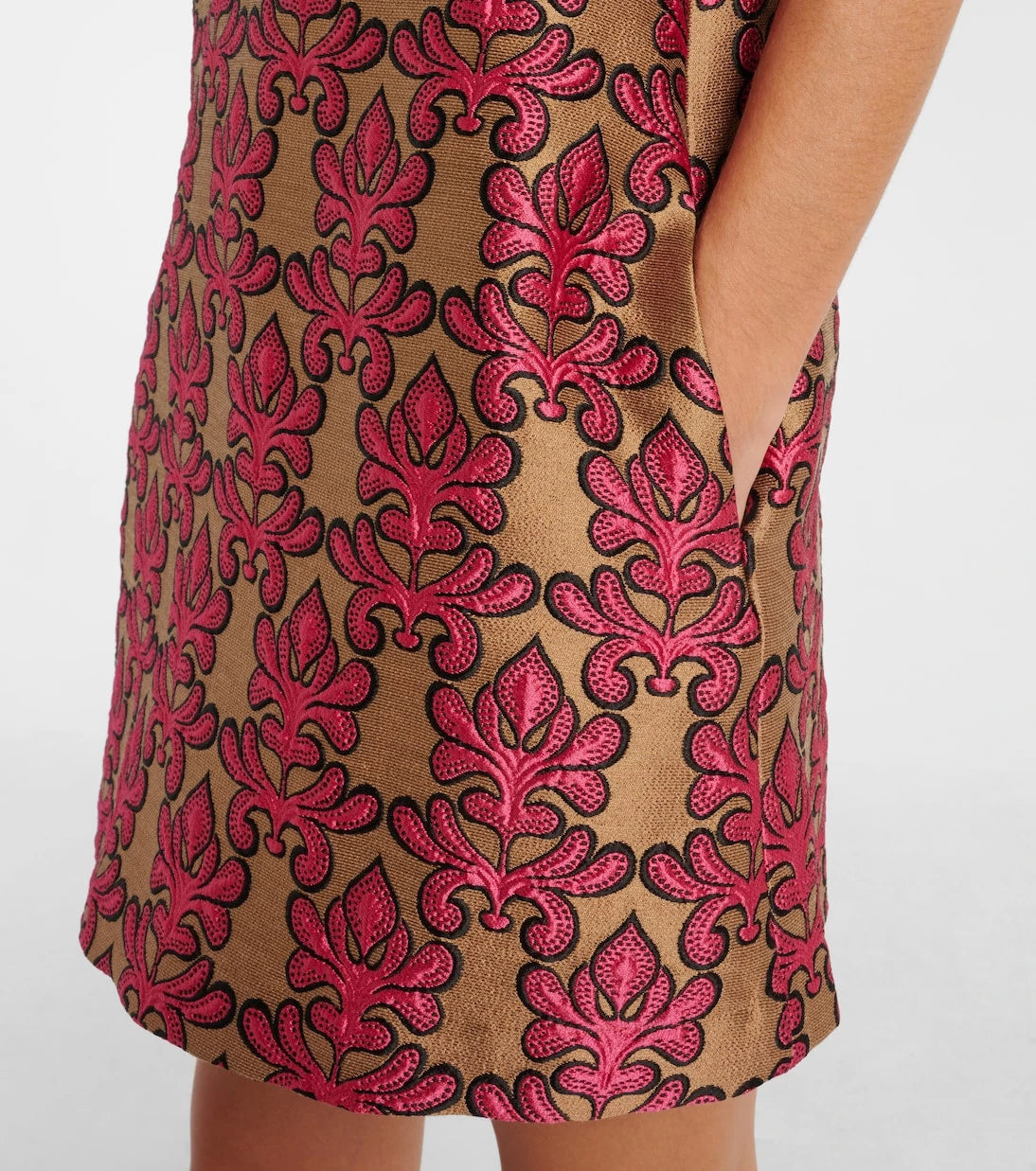 La DoubleJ - Mini Swing jacquard minidress