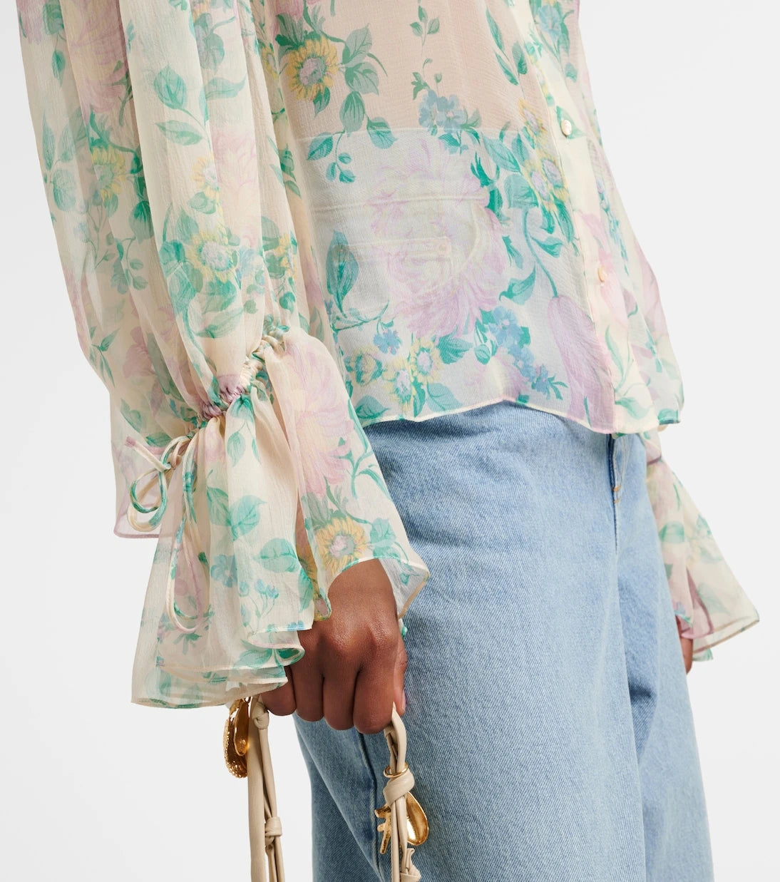 Chloé - Sheer silk top