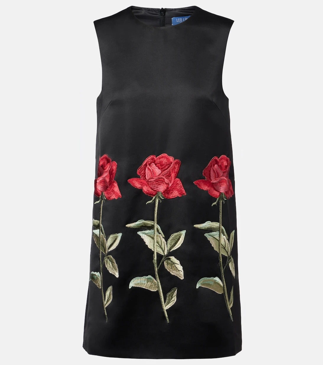 Leo Lin - Yvonne floral embroidered minidress