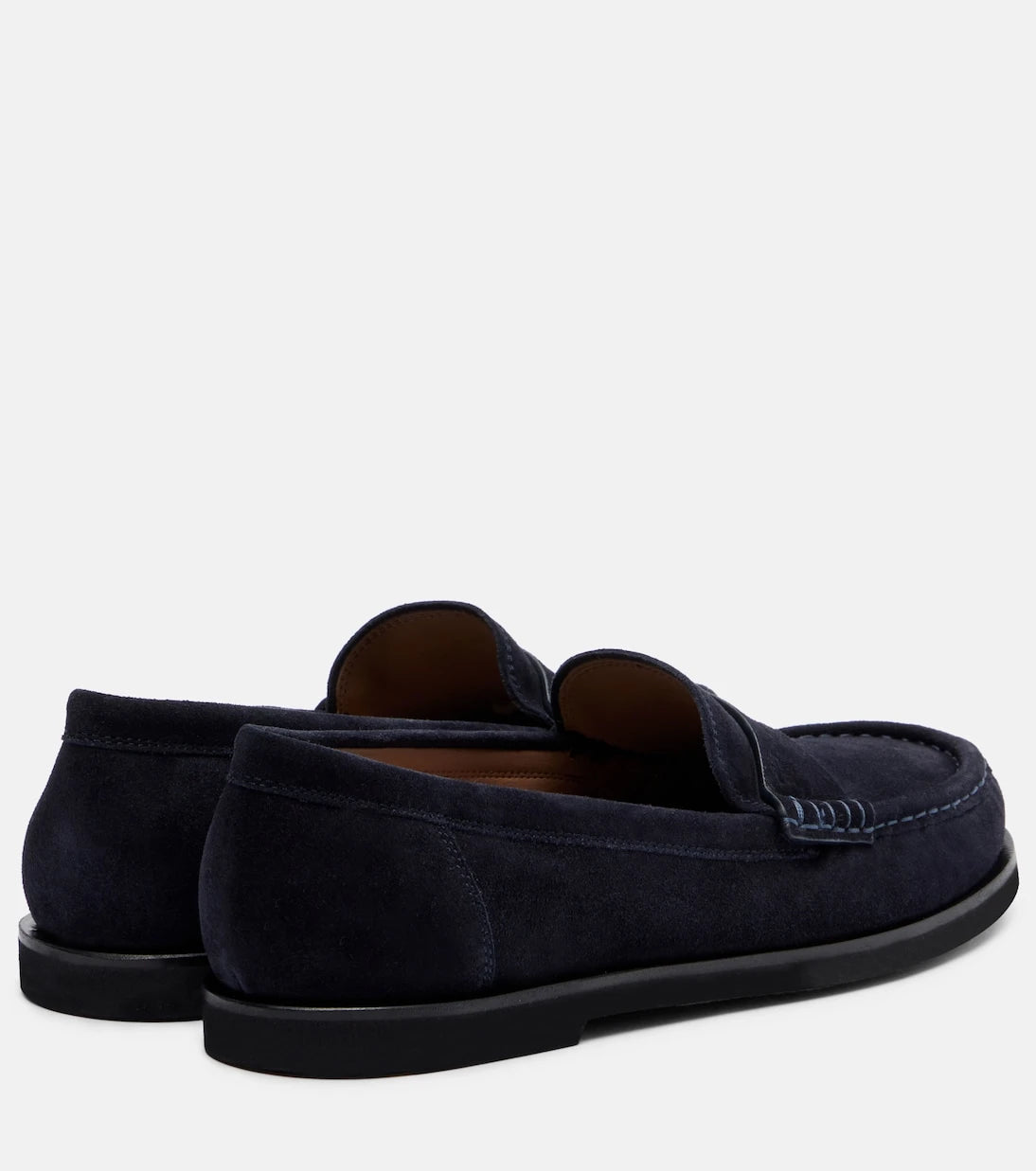 Gianvito Rossi - Vernon suede penny loafers