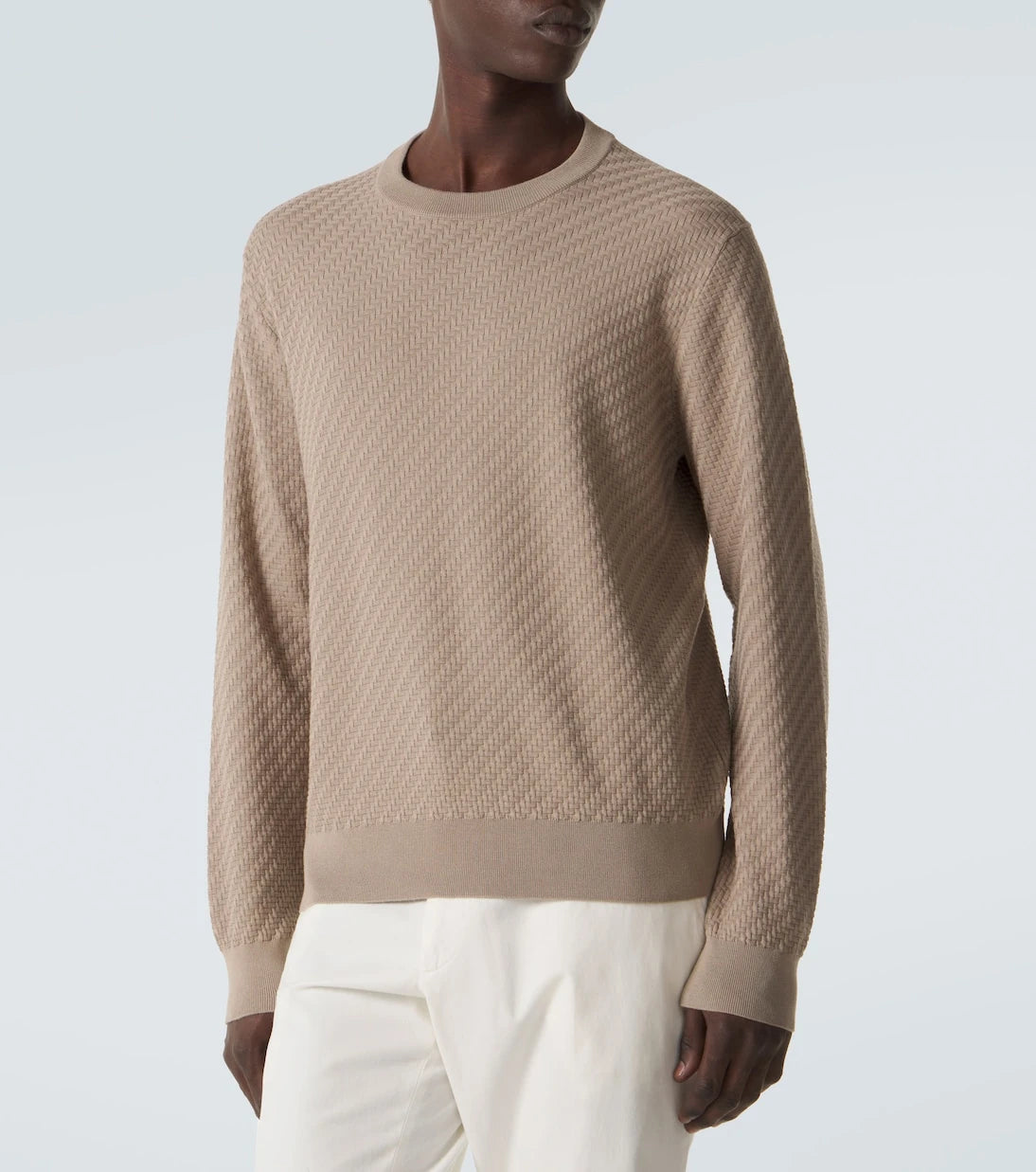 Brioni - Cotton, silk, and cashmere sweater