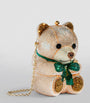 Embellished Harrods Bear Clutch Bag CHAMPAGNE PROSECCO