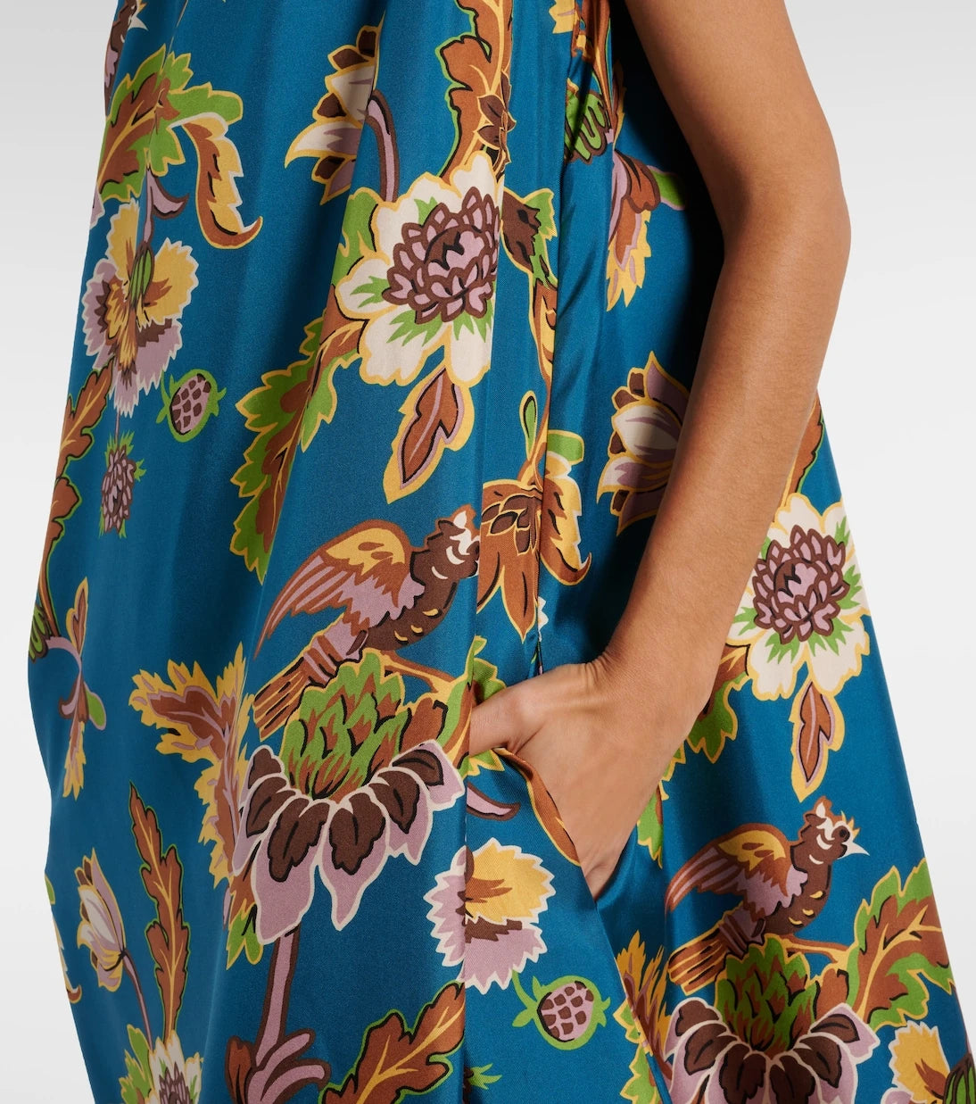 La DoubleJ - Roy printed silk twill maxi dress