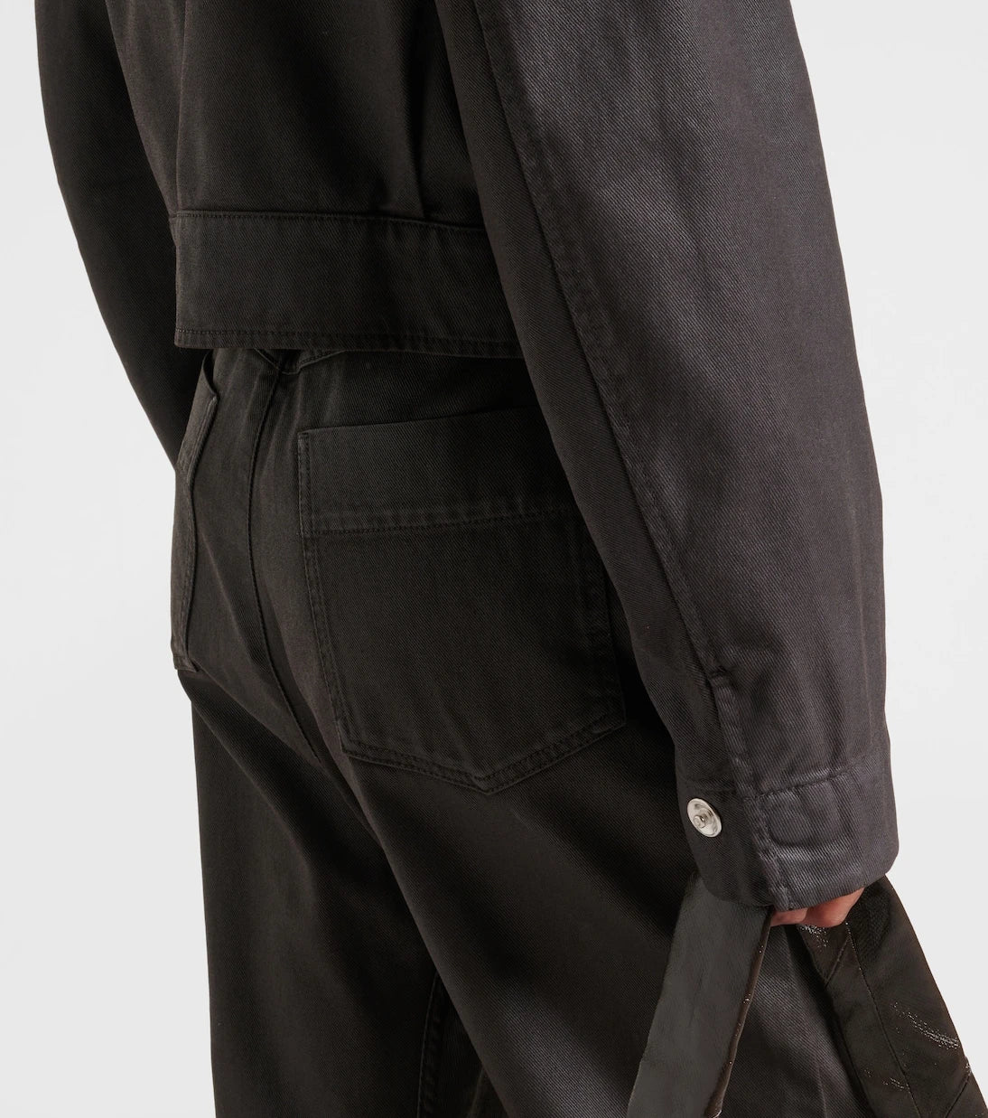 Lemaire - Cropped cotton jacket