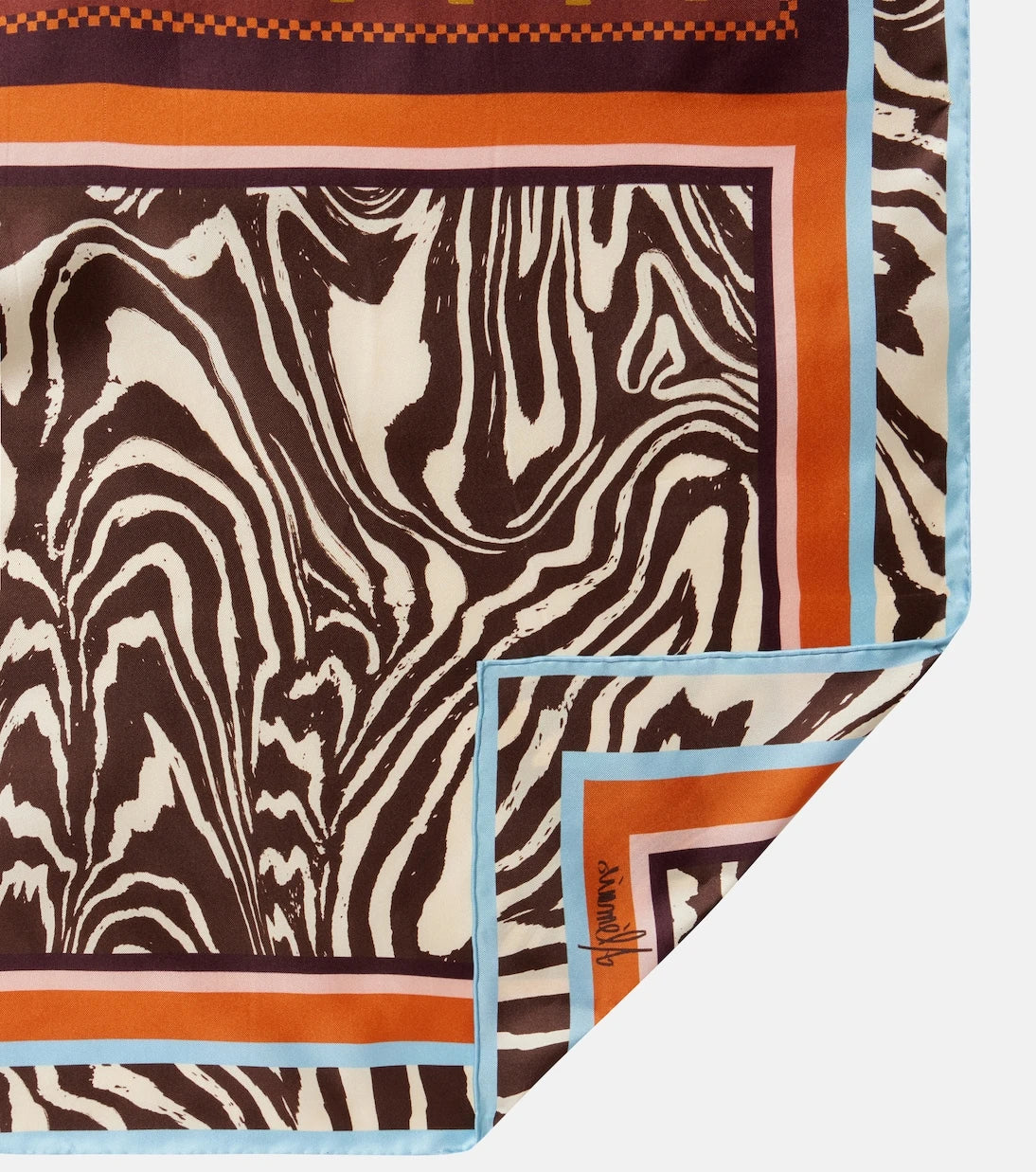 Alémais - Wilson printed silk twill scarf