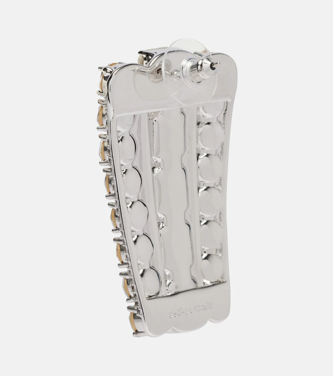 Self-Portrait - Crystal-embellished drop earrings