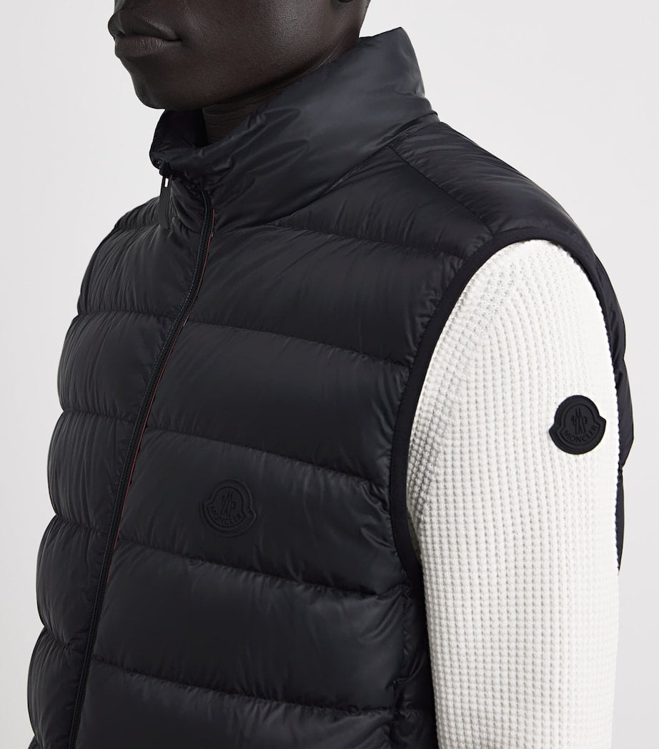 Moncler Black Down Besne Gilet