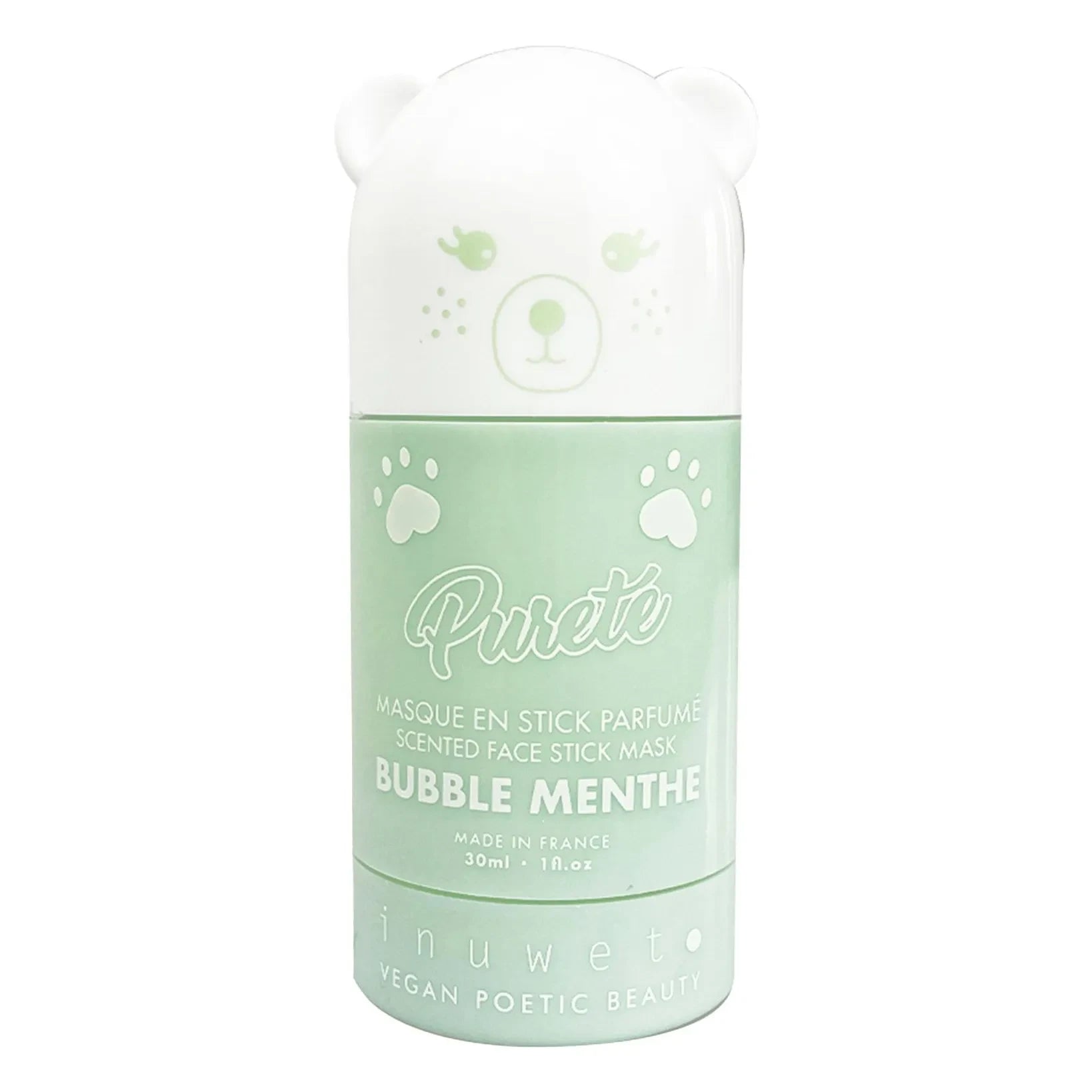 Inuwet - Bubble Mint detoxifying clay stick mask