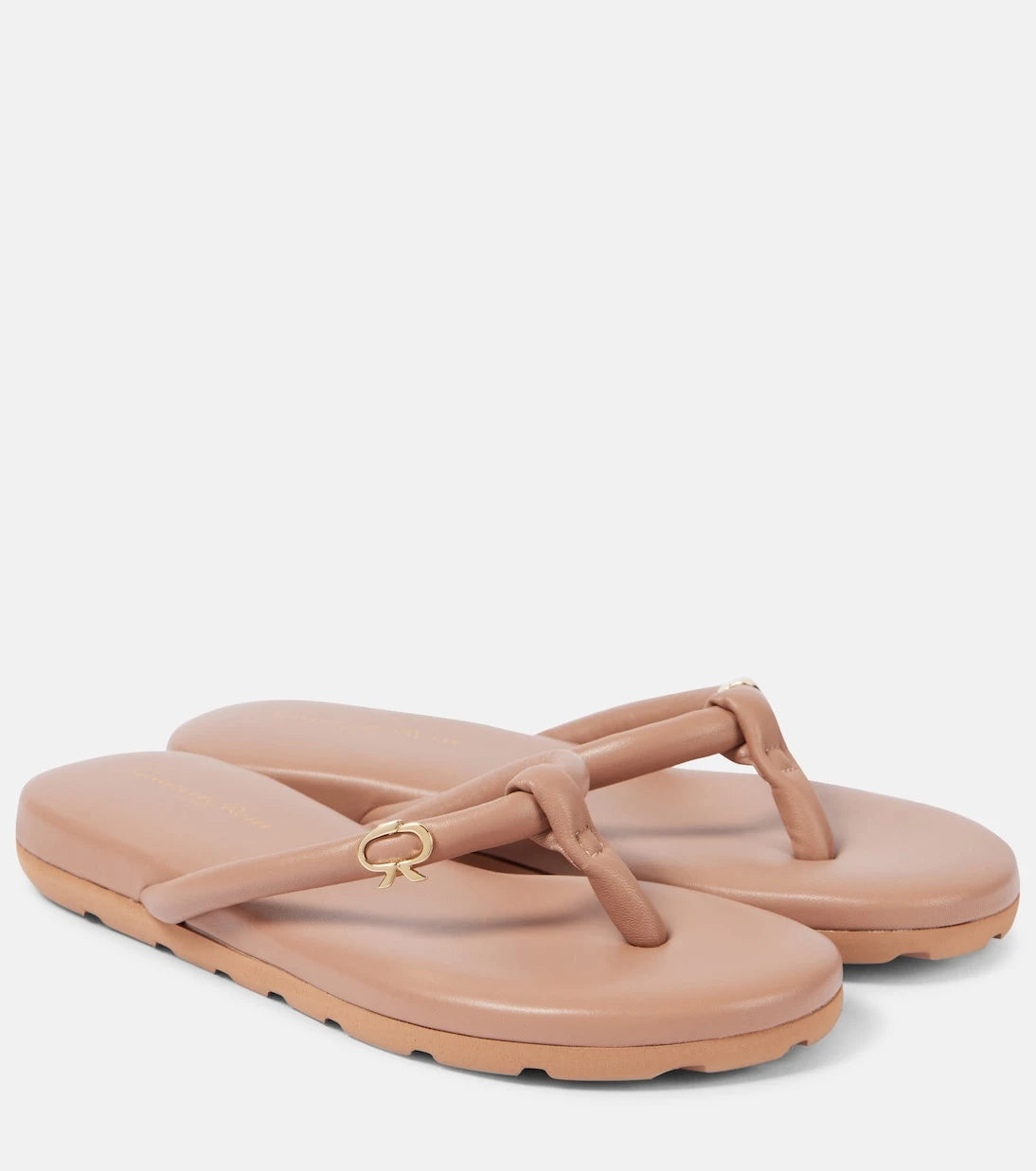 Gianvito Rossi - Juno leather thong sandals