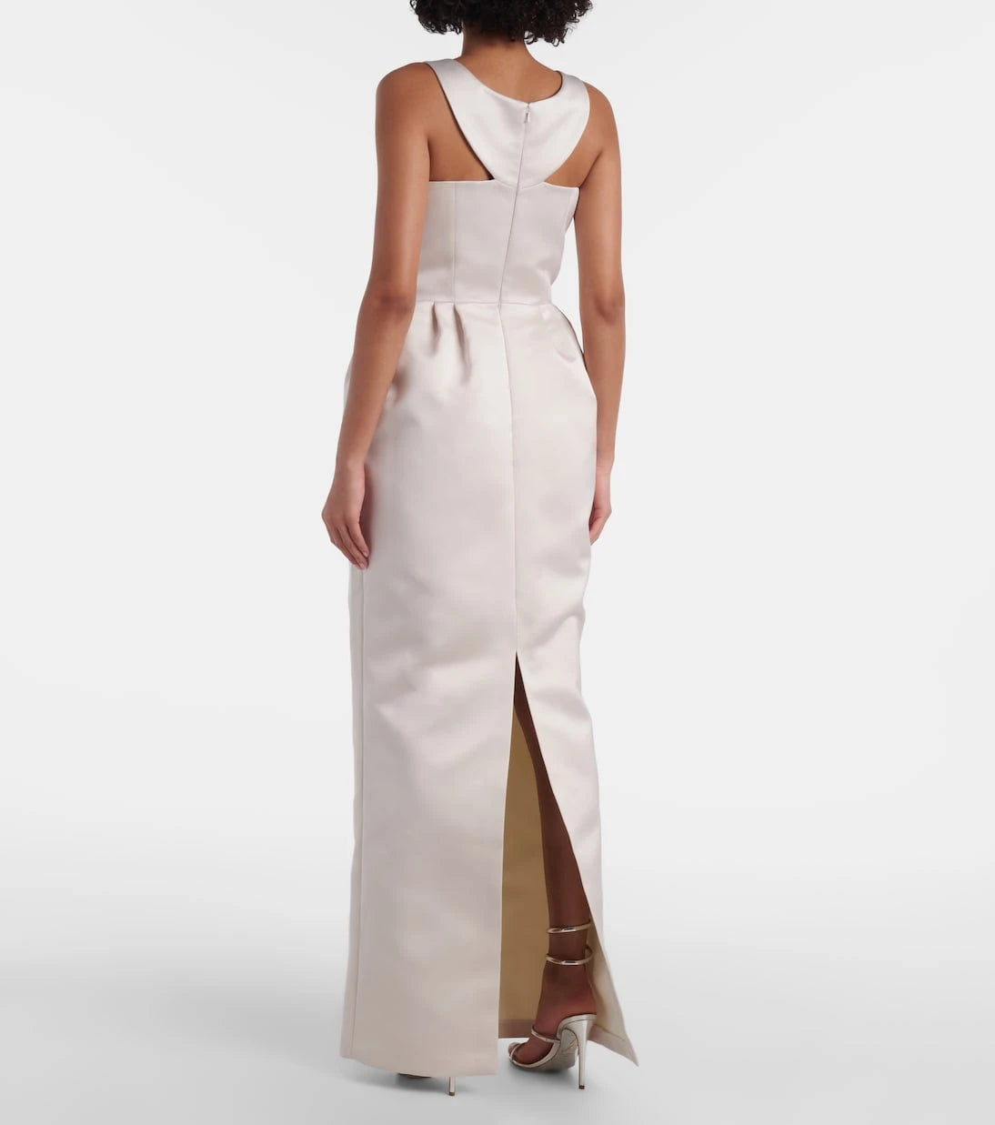 Safiyaa - Trecchi embellished satin gown