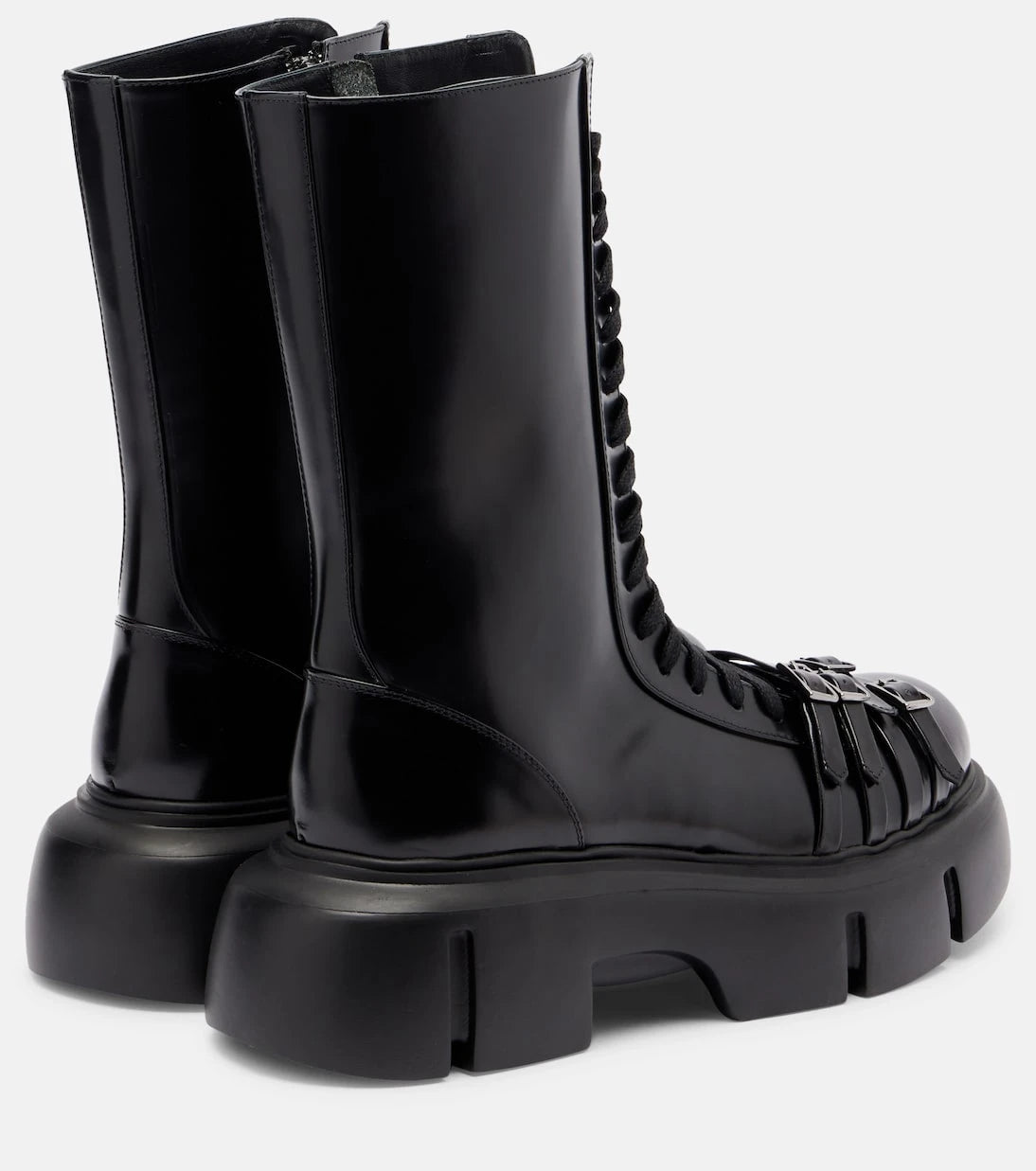 Simone Rocha - Platform leather combat boots