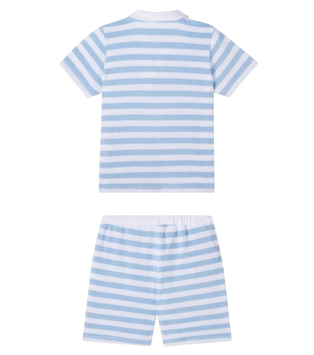 Patachou - Cotton-blend polo shirt and shorts set