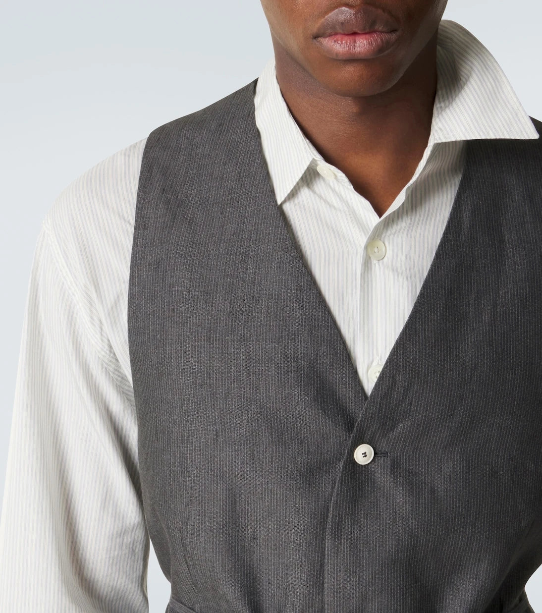 Jacquemus - Paysan striped linen vest