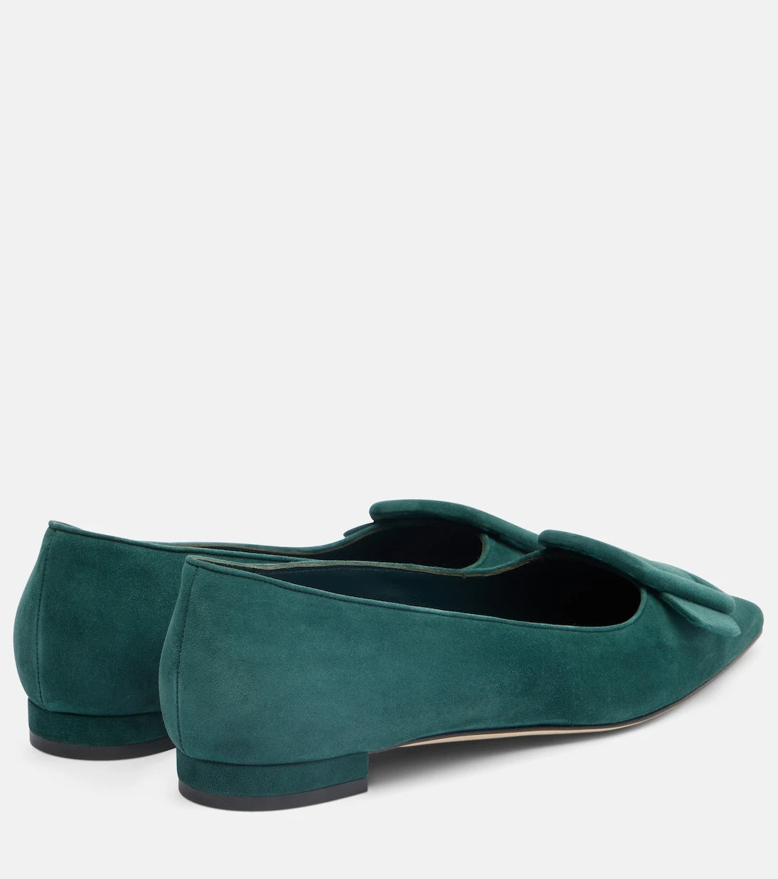Manolo Blahnik - Maysale suede ballet flats