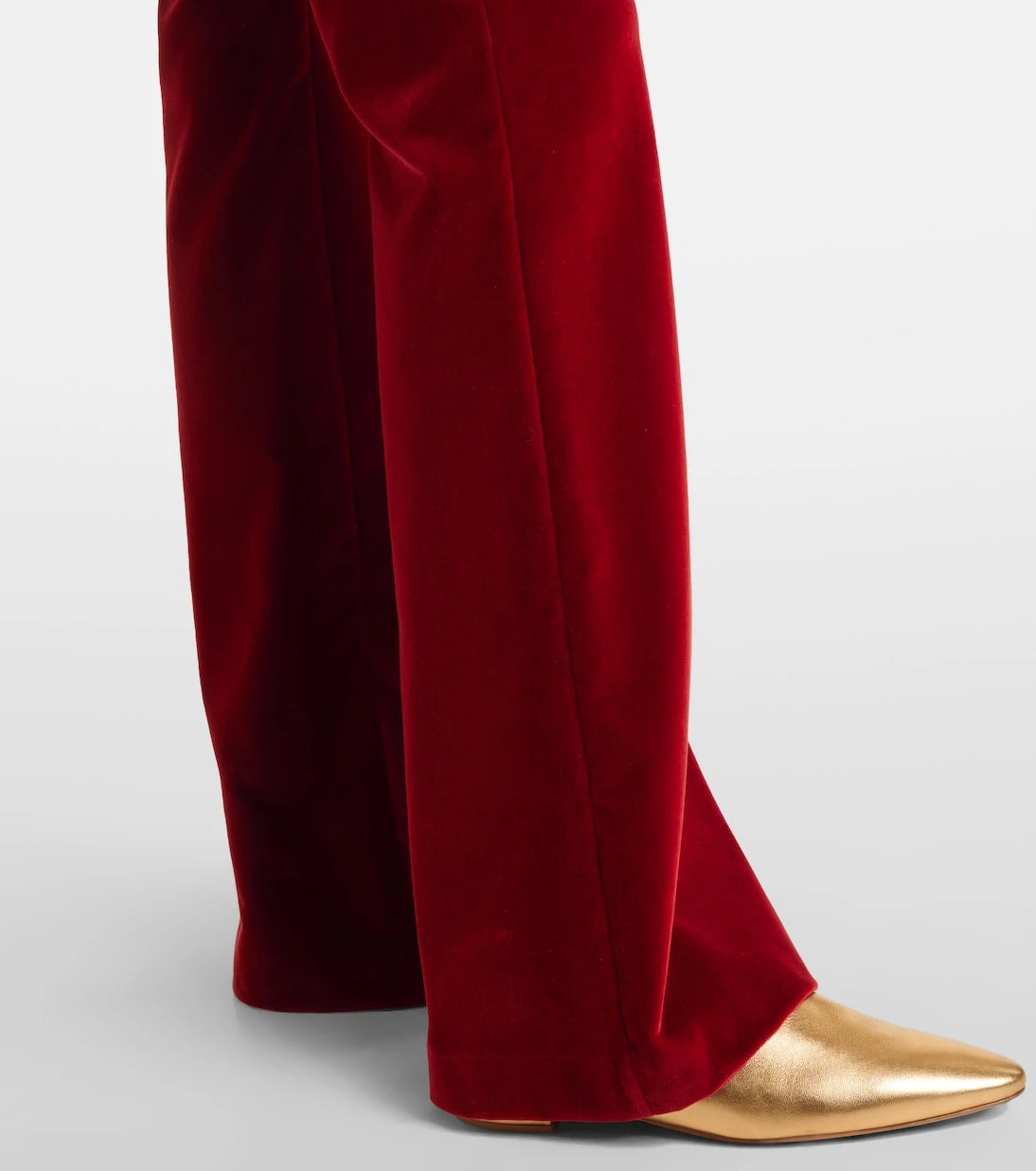 Etro - Cotton velvet flared pants
