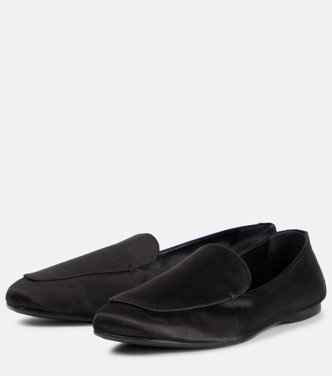 Khaite - Monroe satin loafers