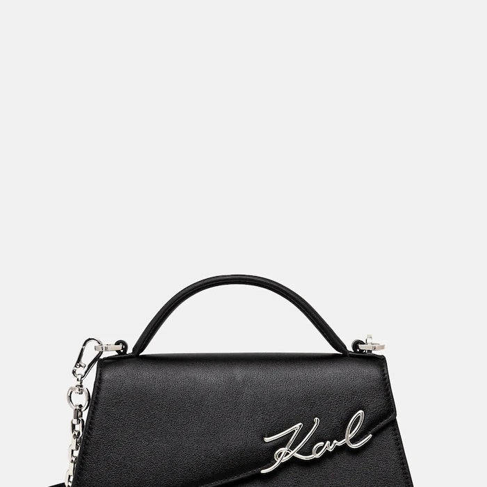 Кожена чанта Karl Lagerfeld K/SIGNATURE