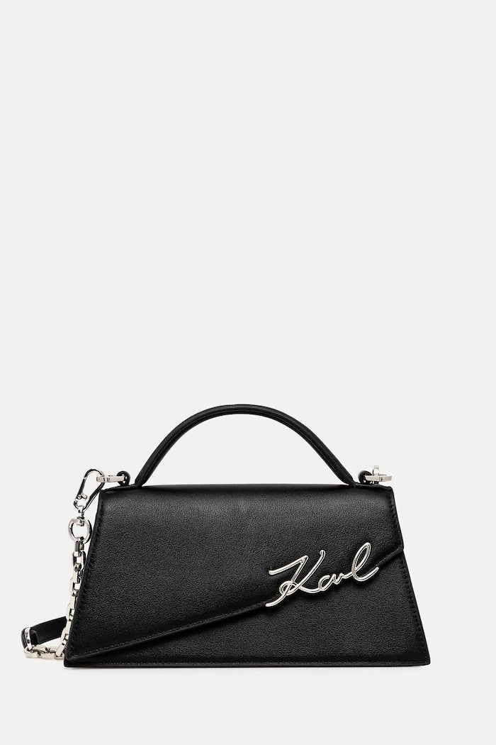 Кожена чанта Karl Lagerfeld K/SIGNATURE