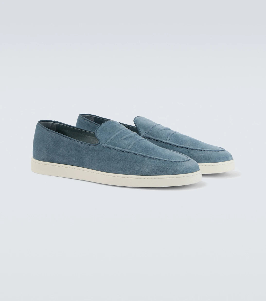 Church's - Pebbles suede penny loafers
