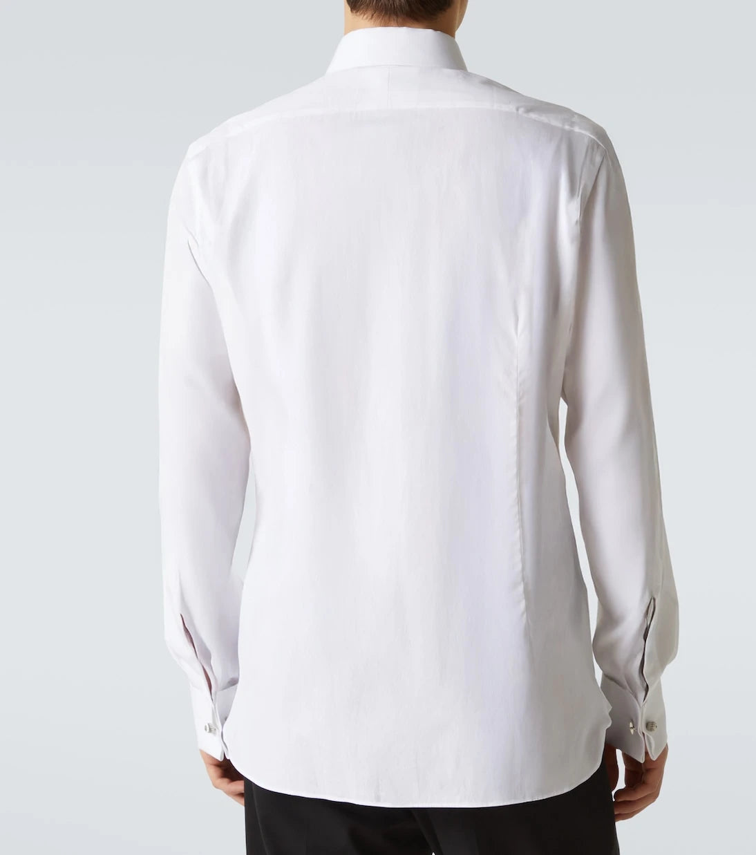 Tom Ford - Cotton voile tuxedo shirt