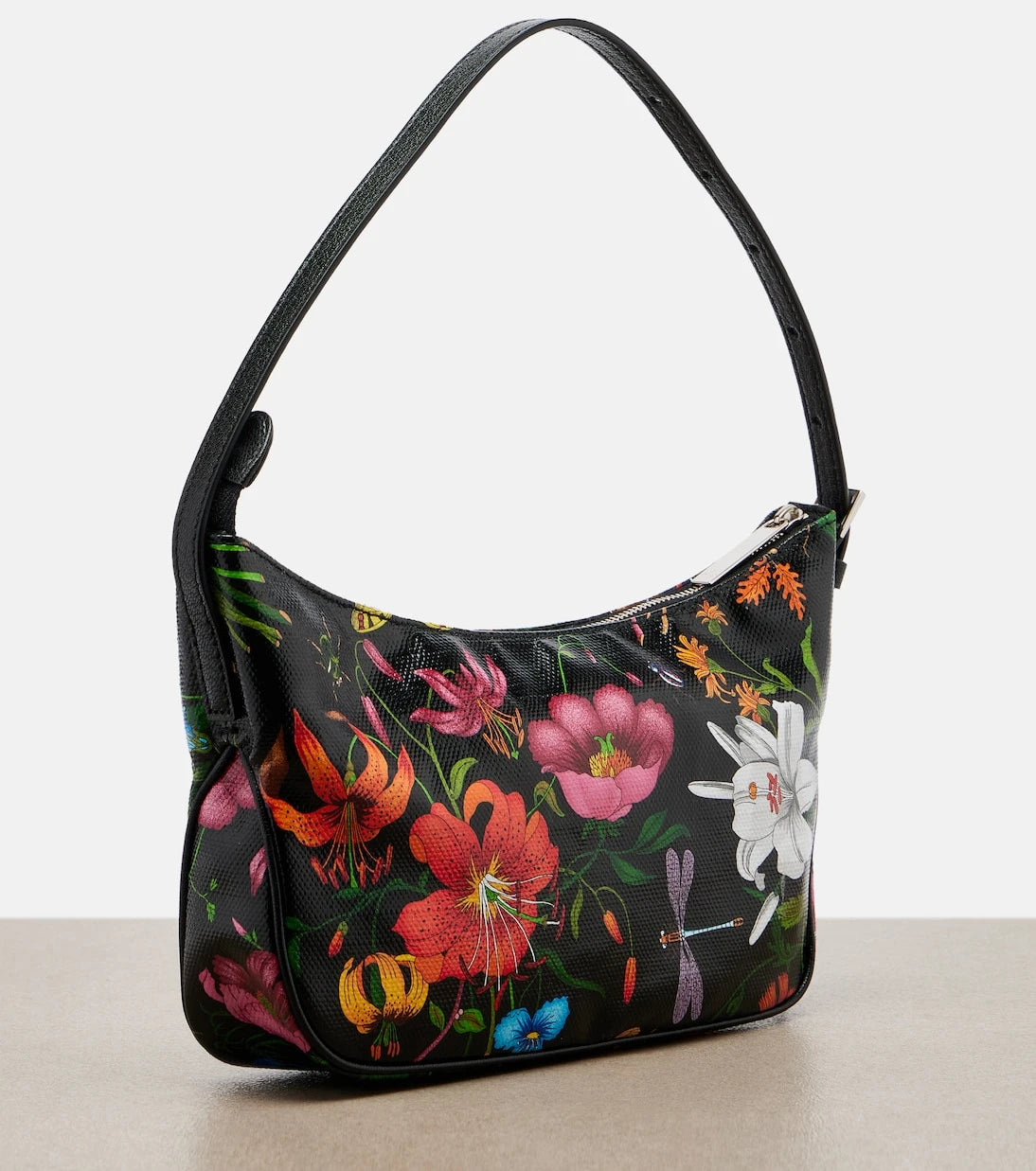 Gucci - Lady Lunetta Small canvas shoulder bag