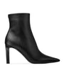 Jimmy Choo Black Frankie 85 Leather Ankle Boots